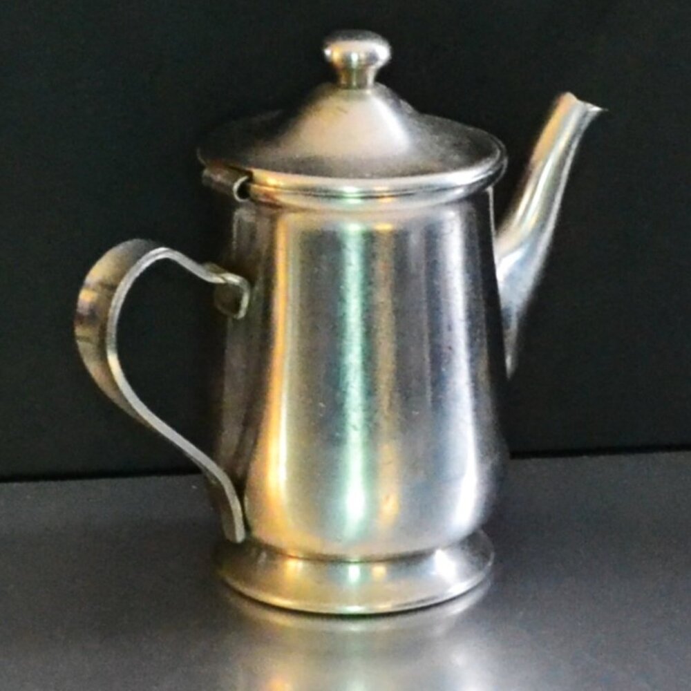Vintage Oneida Stainless Teapot Japan Dining Drinkware Serveware - Picture 2 of 7